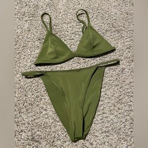 PARADE Green Cheeky Bikini Set